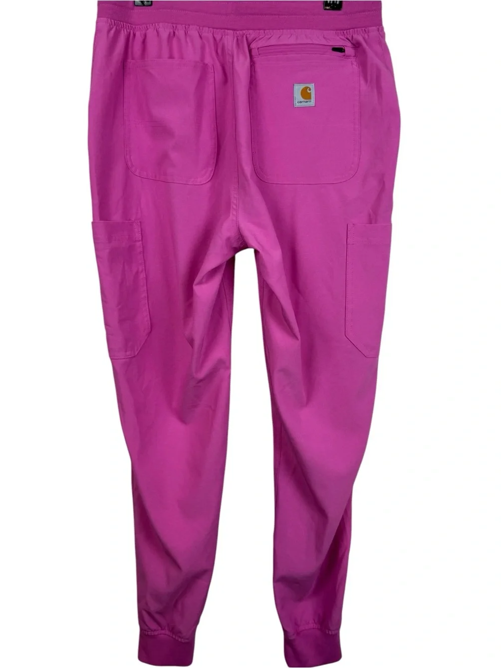 Carhartt Women's Force Cross-Flex Cargo Jogger Scrub Pants pink S